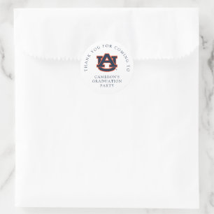 Auburn Universiteten Studenten Auburn Tigers Runt Klistermärke