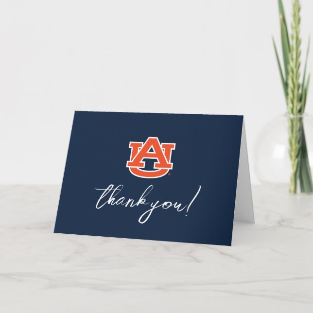 Auburn Universiteten Studenten - Auburn Tigers Tack Kort (Framsida)