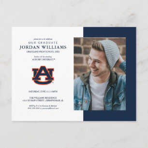 Auburn University   Blivande Auburn-examen Meddelande Vykort