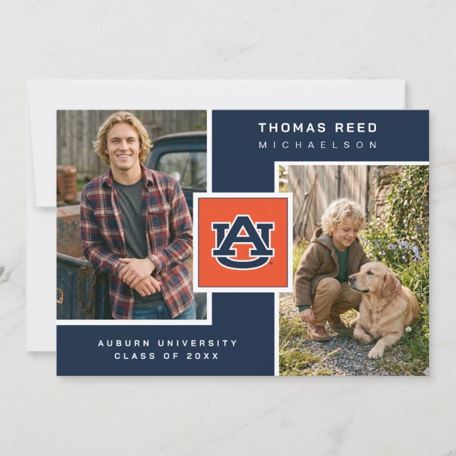 Auburn University Examen Inbjudningar (Framsida)