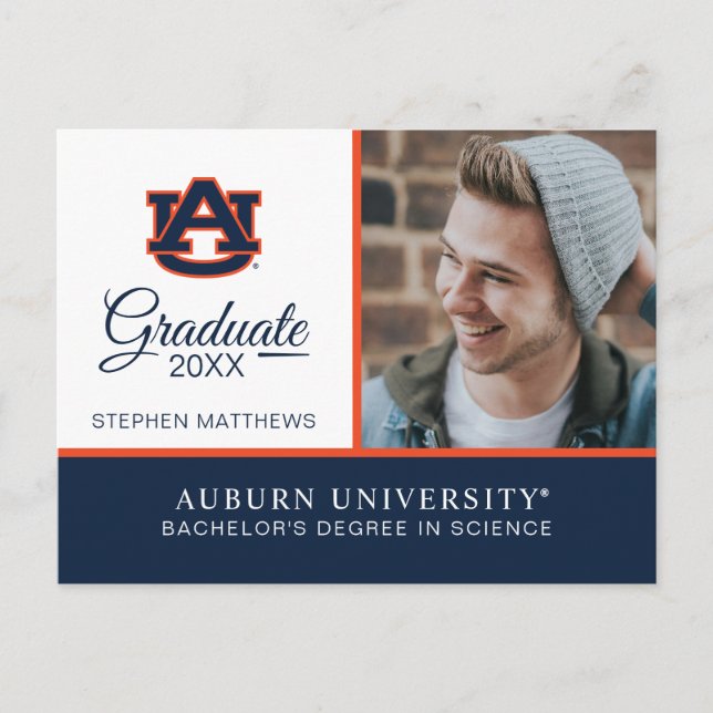 Auburn University | Examen Meddelande Vykort (Framsida)