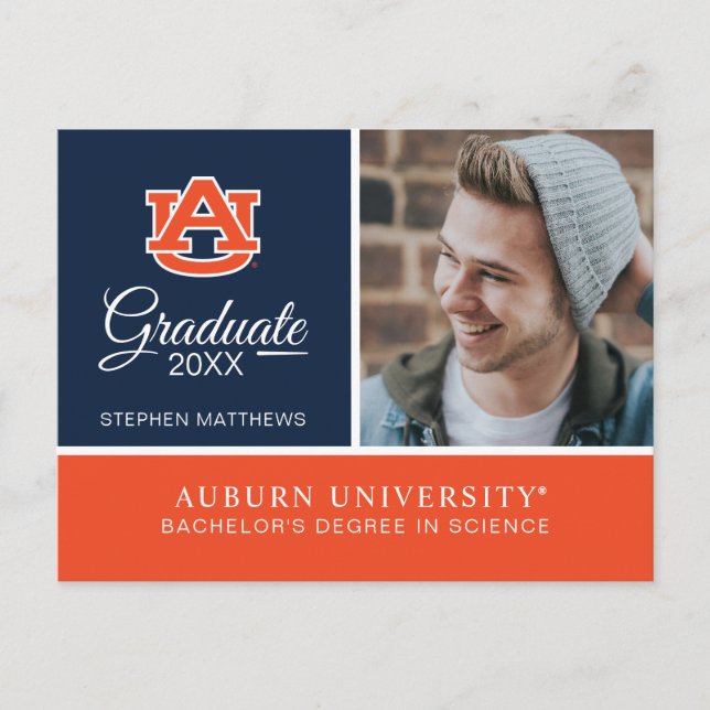 Auburn University | Examen Meddelande Vykort (Framsida)
