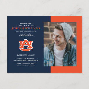 Auburn University Framtida examen Meddelande Vykort