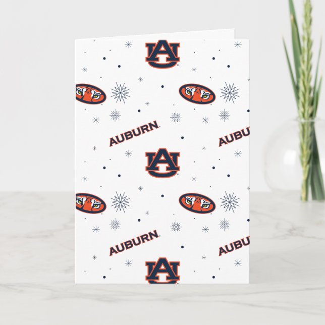 Auburn University | Högtidsmönster Helgkort (Framsida)