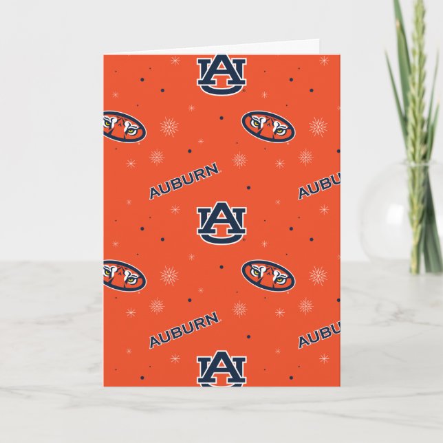 Auburn University | Höjdagsmönster Helgkort (Framsida)