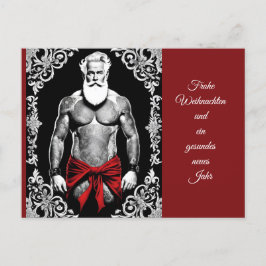 Auch der Weihnachtsmann wünscht ein frohes Fest Vykort