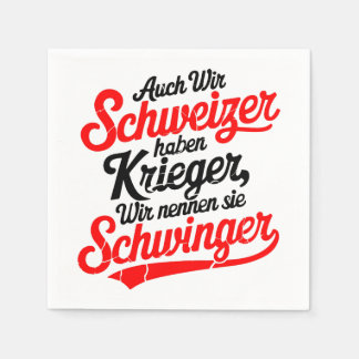Auch wir schweizer haben Krieger Pappersservett