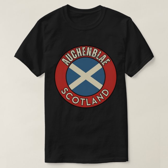 Auchenblae, Skottland T Shirt (Design framsida)