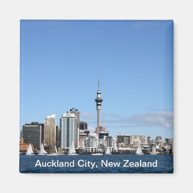 Auckland City, Nya Zeeland, dag Magnet (Framsidan)