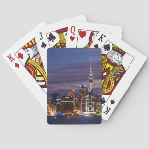 Auckland Citys siluett Casinokort