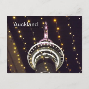 Auckland Himlar Torn, NZ Vykort