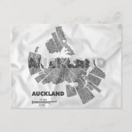 Auckland Karta vykort