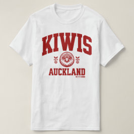 Auckland Kiwis - Vintage Style Rot T Shirt
