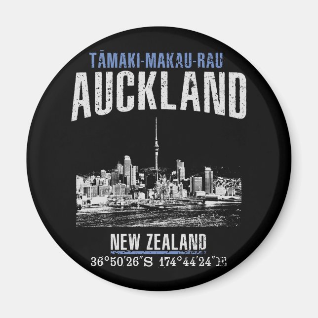 Auckland Magnet (Framsidan)
