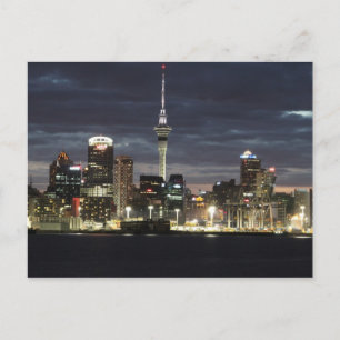 Auckland @ Natten Vykort