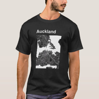 Auckland New Zealand Classic City Karta Graphic T Shirt