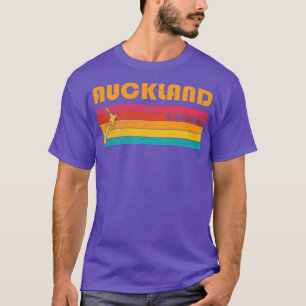 Auckland New Zealand Vintage Distress Souvenir T Shirt