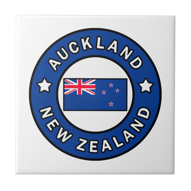 Auckland Nya Zeeland Kakelplatta (Framsidan)