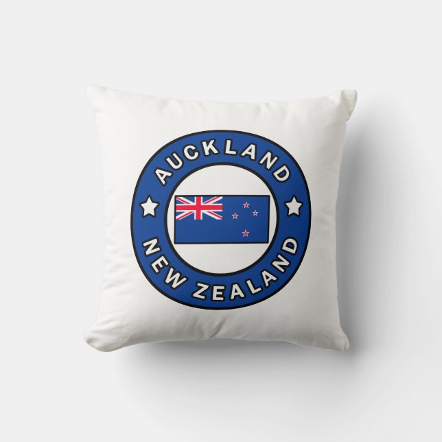Auckland Nya Zeeland Kudde (Framsida)