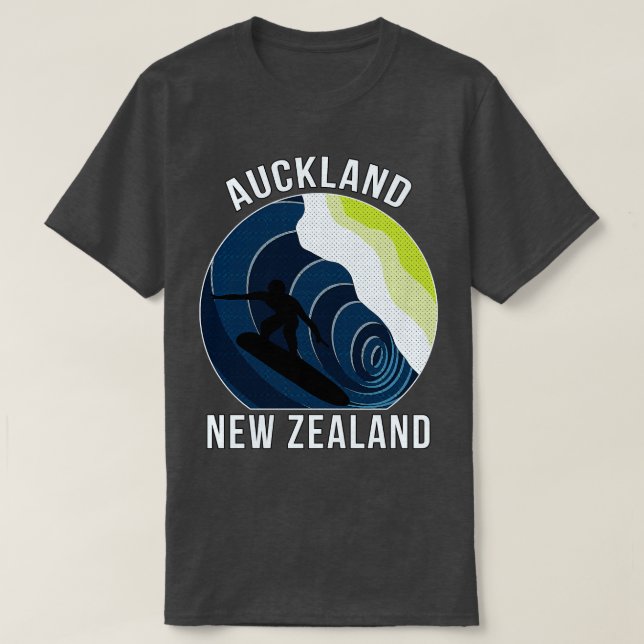 Auckland Nya Zeeland T Shirt (Design framsida)