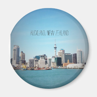 Auckland, nyzeeländska skylinen magnet