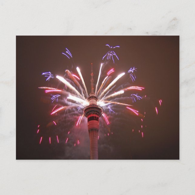 Auckland Sky Tower Vykort (Framsida)