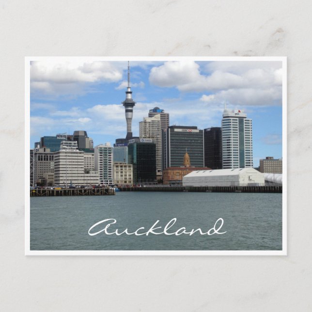 Auckland-skylin Vykort (Framsida)