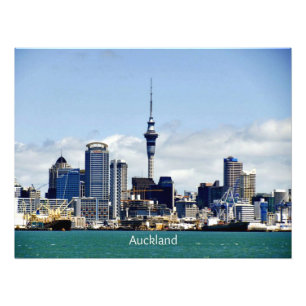 Auckland Skyline Fototryck