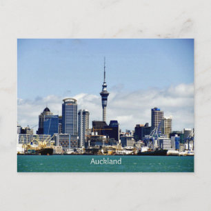 Auckland Skyline Vykort