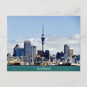 Auckland Skyline Vykort
