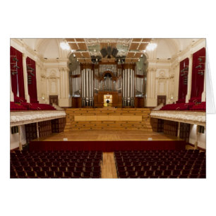 Auckland stadshusorgan hälsningskort