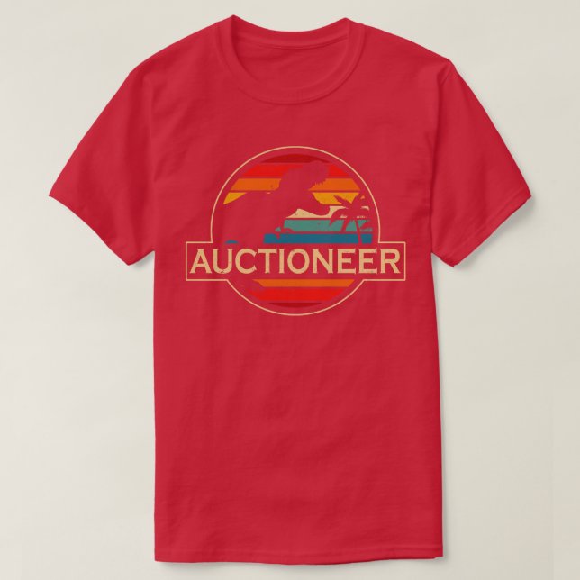 Auctioneer Dinosaur T Shirt (Design framsida)