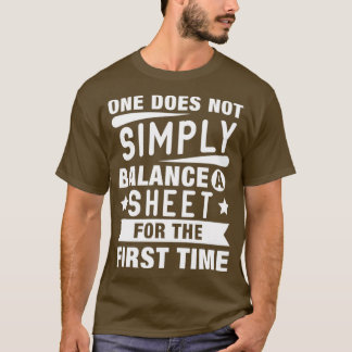 Aud. för bokföringsansvariga för bokföringskonton t shirt