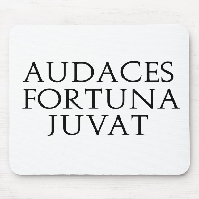 Audaces Fortuna Juvat Musmatta (Framsidan)