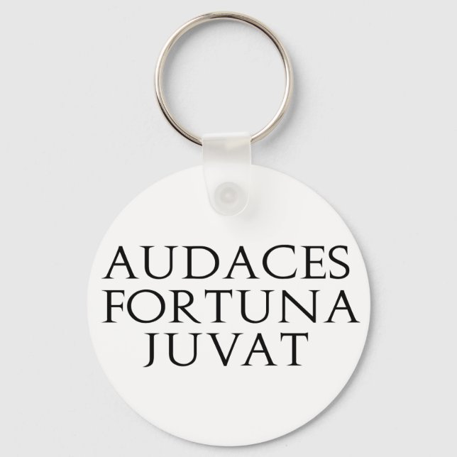 Audaces Fortuna Juvat Nyckelring (Framsida)
