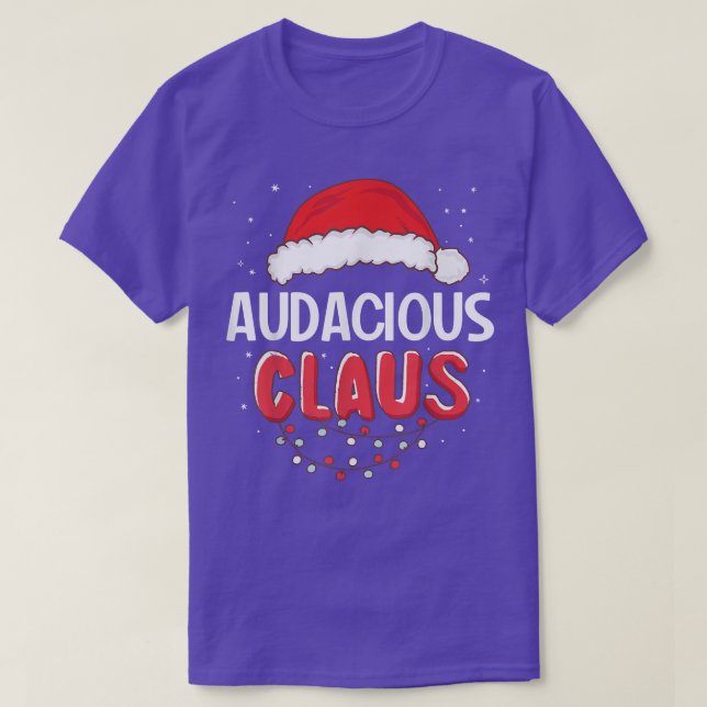 Audaciär Jultomten Jul Matching Costume T Shirt (Design framsida)