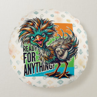 Audacious Avian Rund Kudde