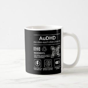 Audhd autism adhd rolig neurodivergent kaffemugg