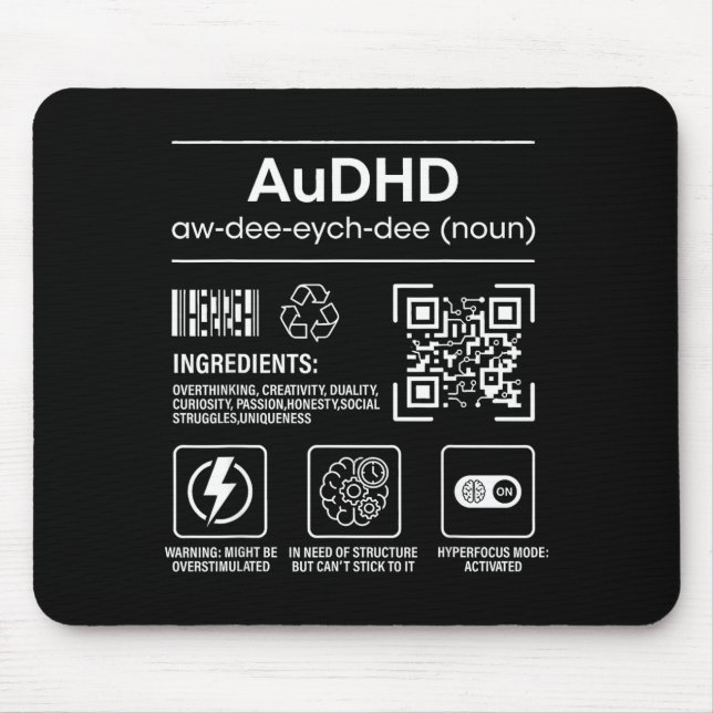 Audhd autism adhd rolig neurodivergent  musmatta (Framsidan)