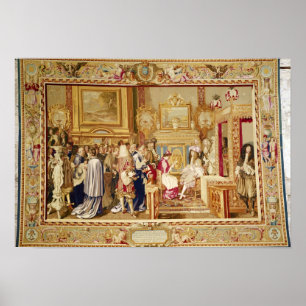Audience of Cardinal Chigi with Louis XIV Poster