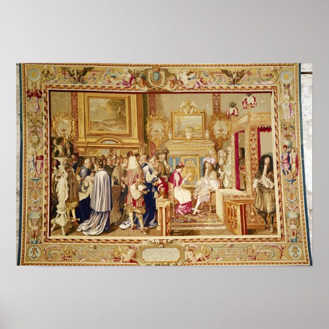 Audience of Cardinal Chigi with Louis XIV Poster (Framsidan)