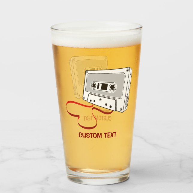 Audio Cassette Glaskopp (Framsida fylld)