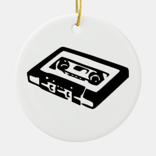 Audio Cassette Julgransprydnad Keramik
