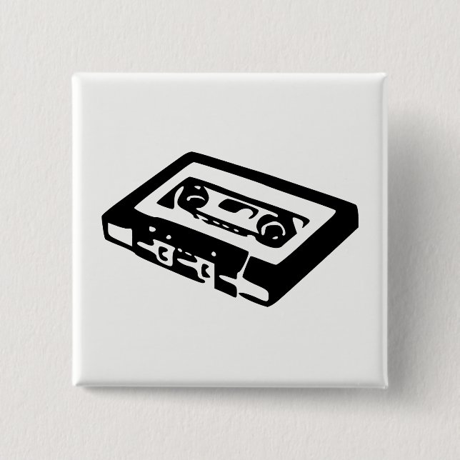 Audio Cassette Knapp (Framsida)