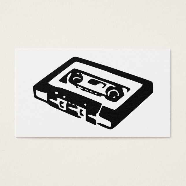 Audio Cassette Visitkort (Framsidan)