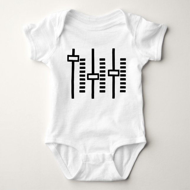 Audio - DJ - husmusik - baby - ett biet Tee Shirt (Framsida)