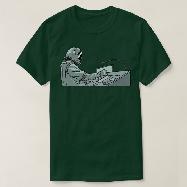 Audio Engineer  Music Astronaut Studio Guy Sound E T Shirt (Design framsida)