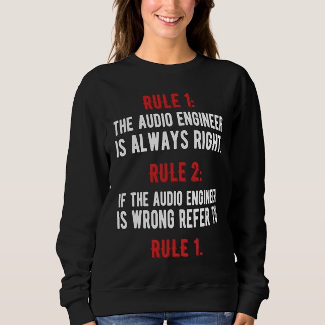 Audio Engineer Sound Engineer Audio Engineering T Shirt (Framsida)