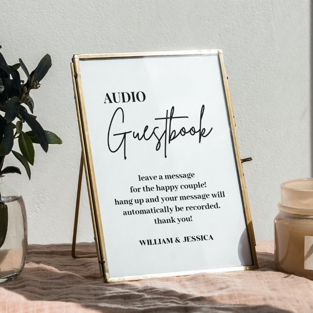 Audio Guestbook | Mobil meddelandegäst Bok-signatu Poster (Skapare uppladdad)