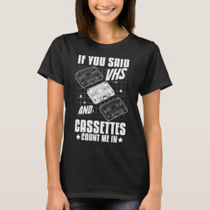 Audio i Cassette Tape Music Player Recorder Mix T Shirt